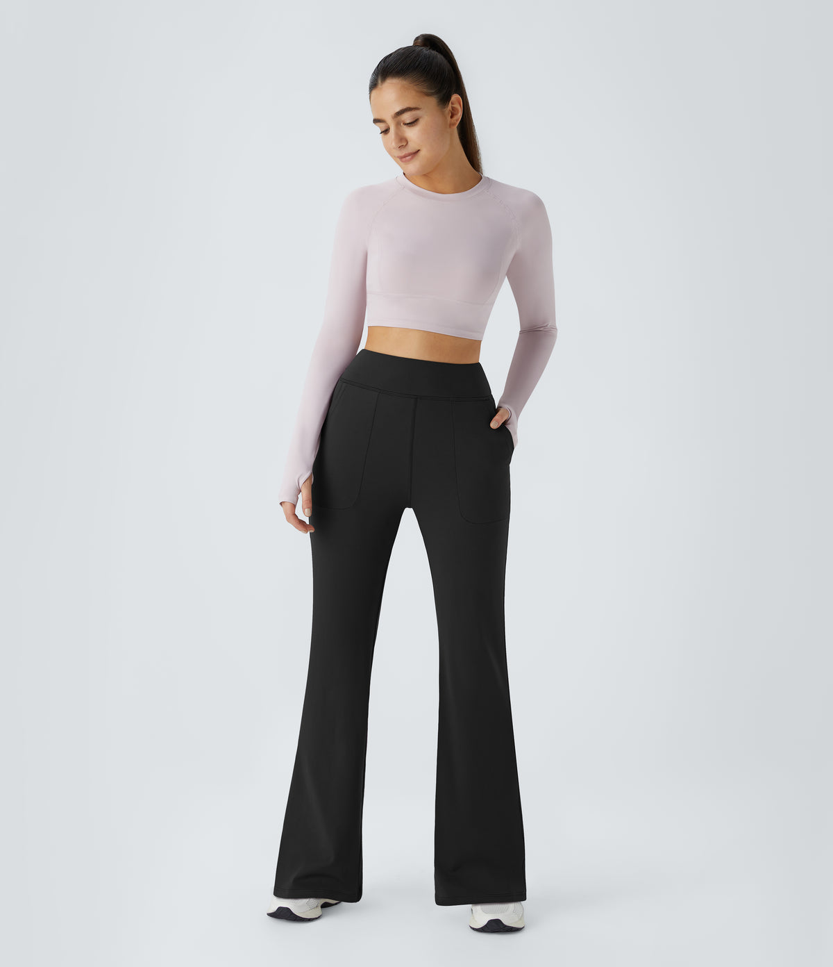 Drift Flare Legging — Forest Night