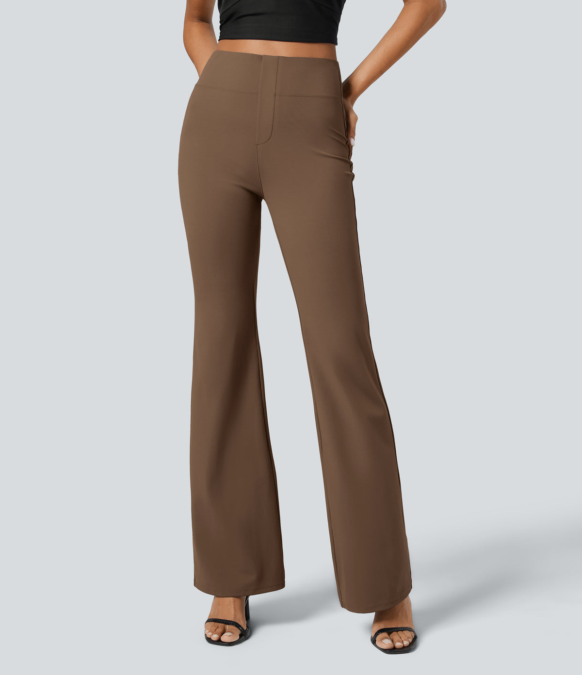 Delia Pants — Cocoa Brown