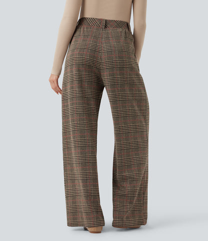 Lucille Pants — Desert Houndstooth Pattern