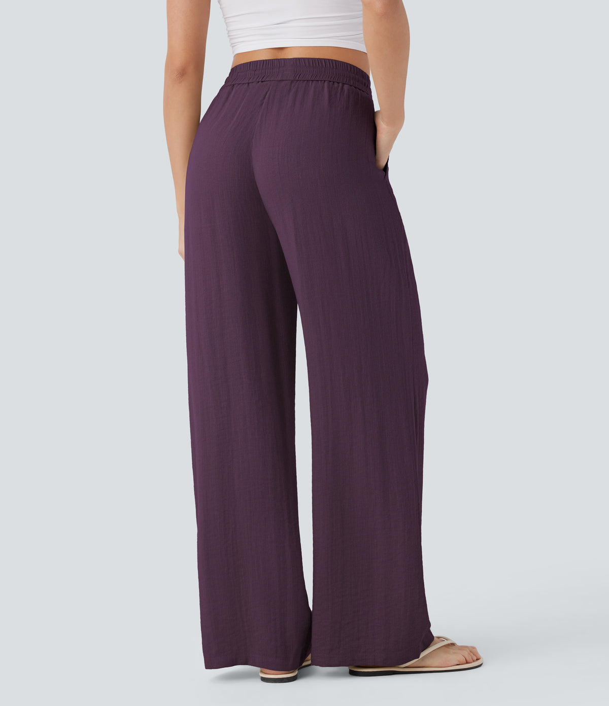 Lavinia Pants — Italian Plum
