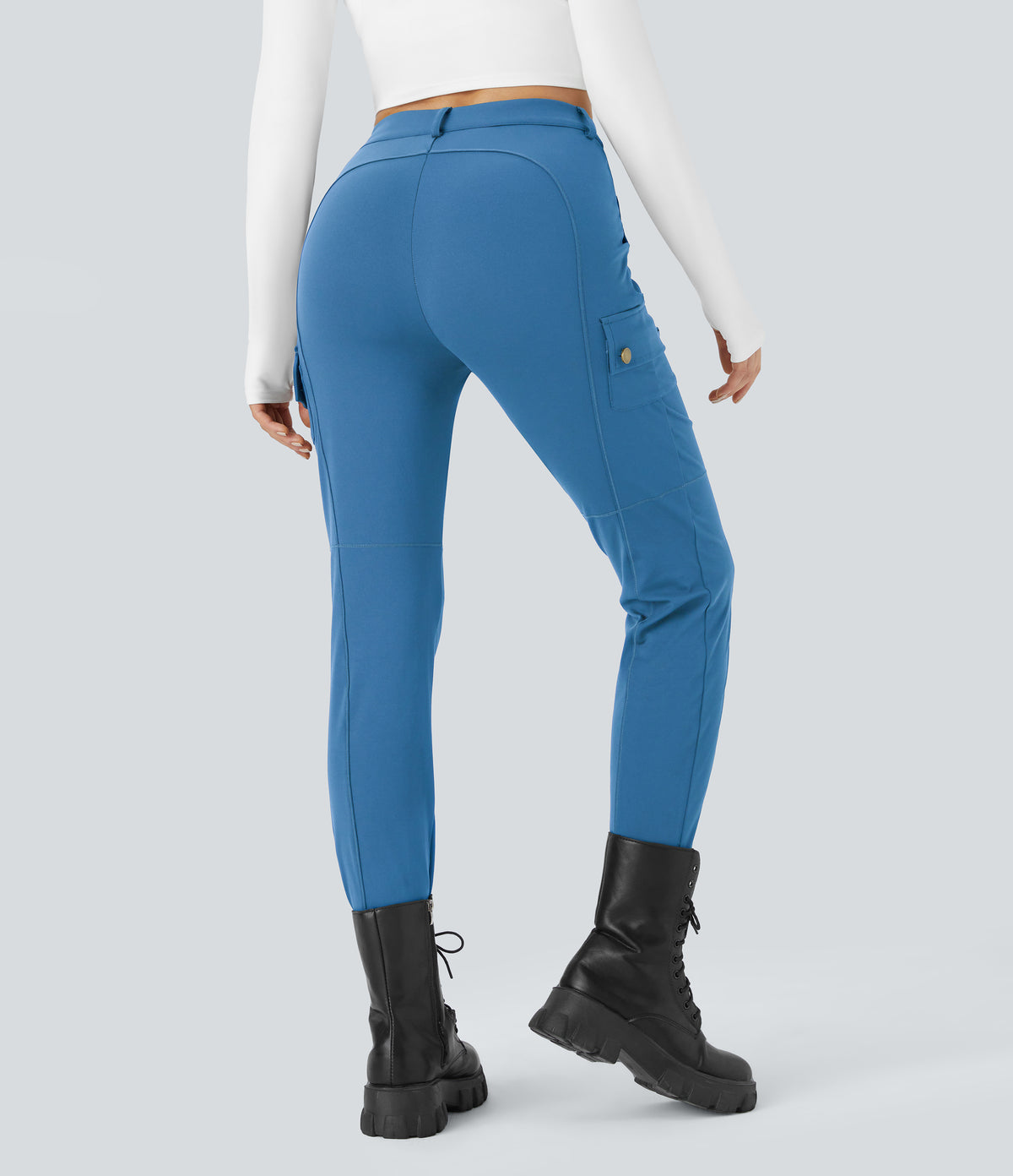 Cassia Pants — Gloomy Blue