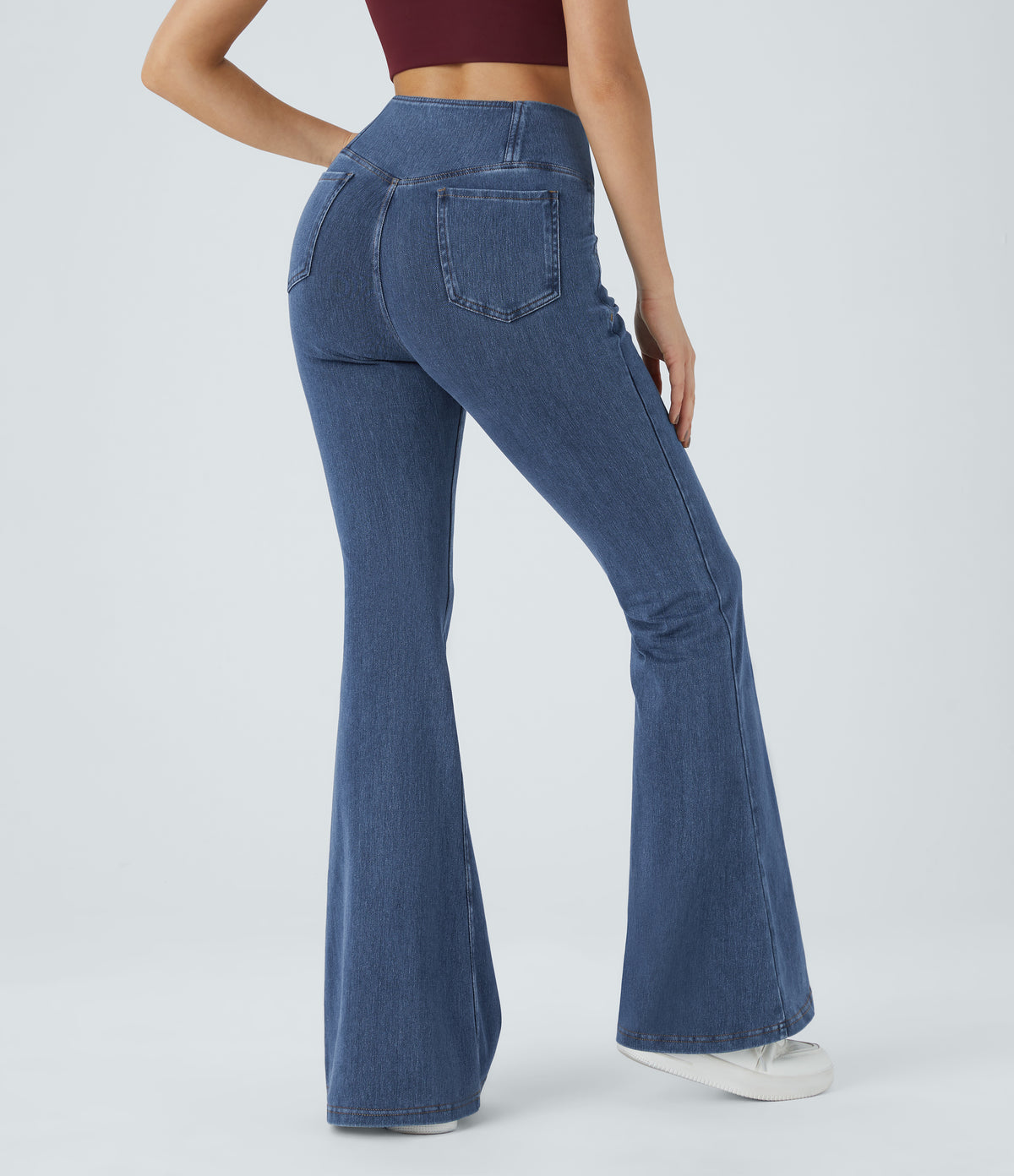 Lana Jeans — Washed Denim Bleached Blue