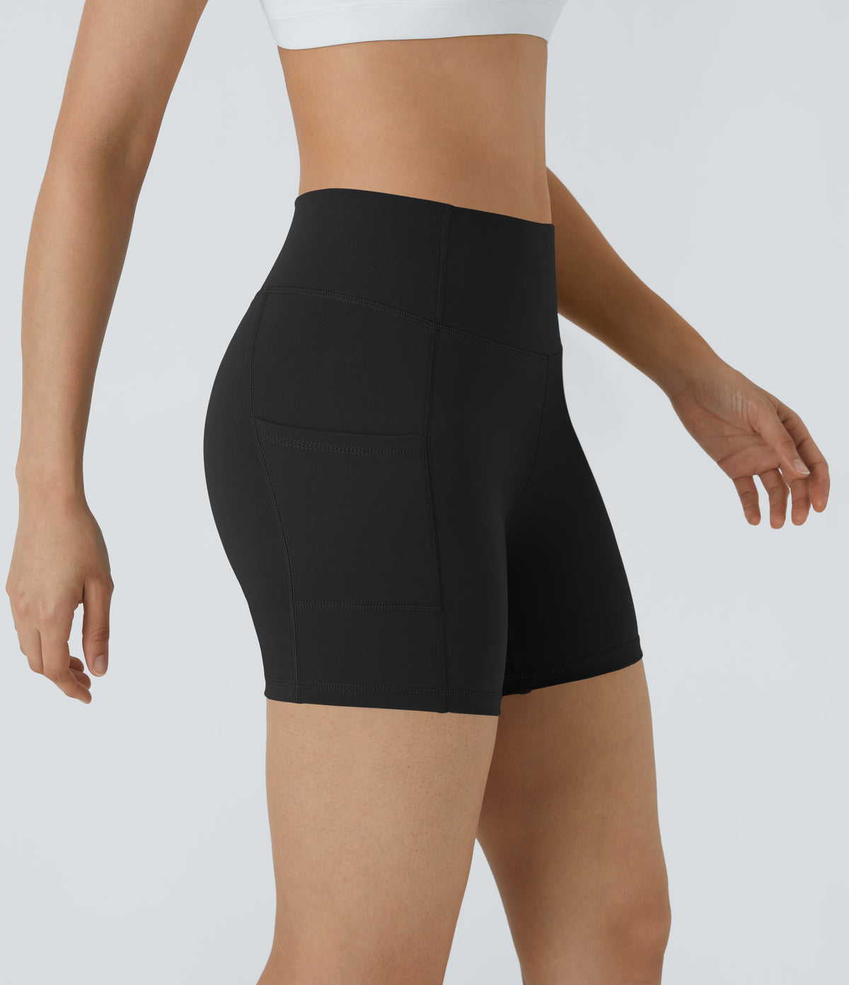 Dahlia Biker Short — Black