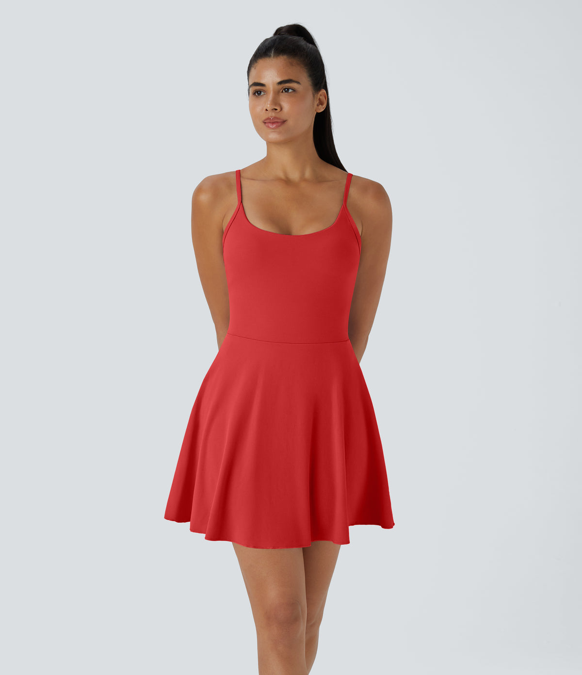 Lyra Dress — Poinsettia