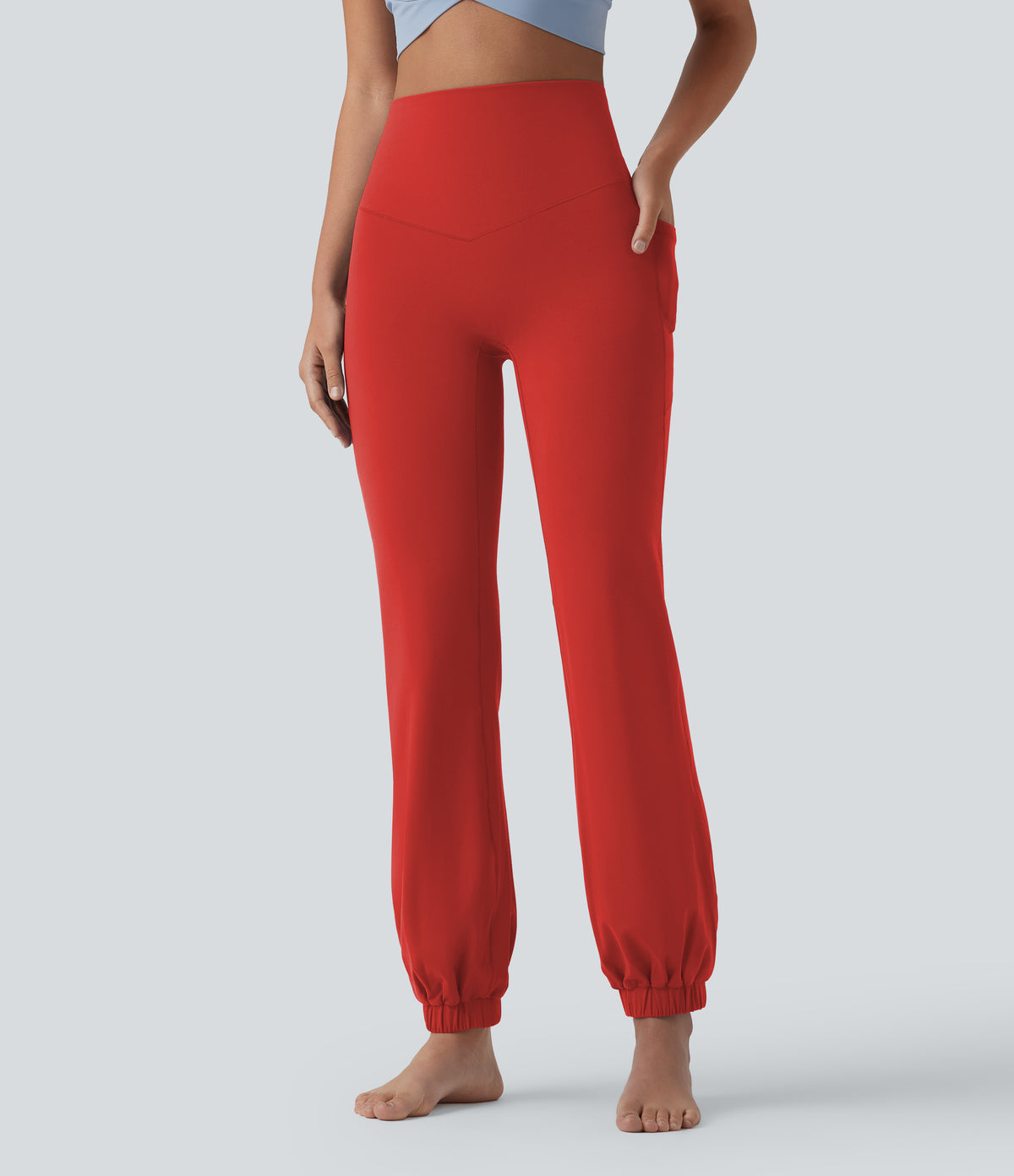 Saskia Jogger — Valiant Poppy