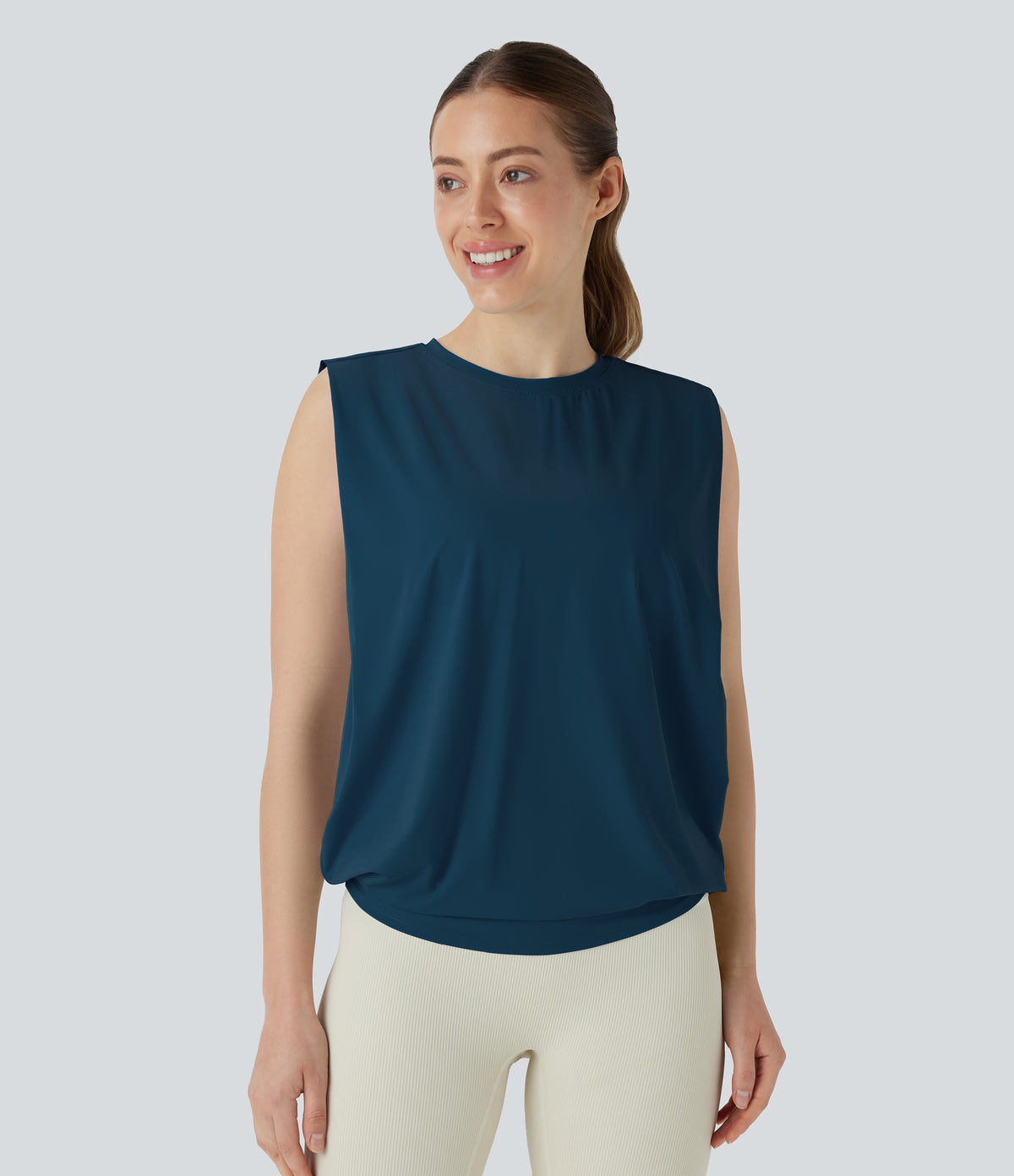 Lucia Tank — Majolica Blue