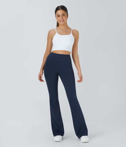 Willow Flare Legging — Midnight Blue