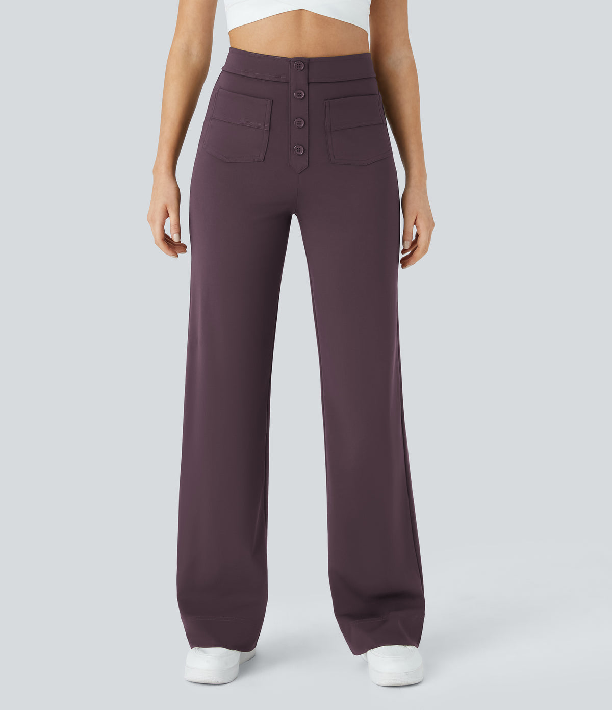 Isolde Pants — Dusky Evening purple