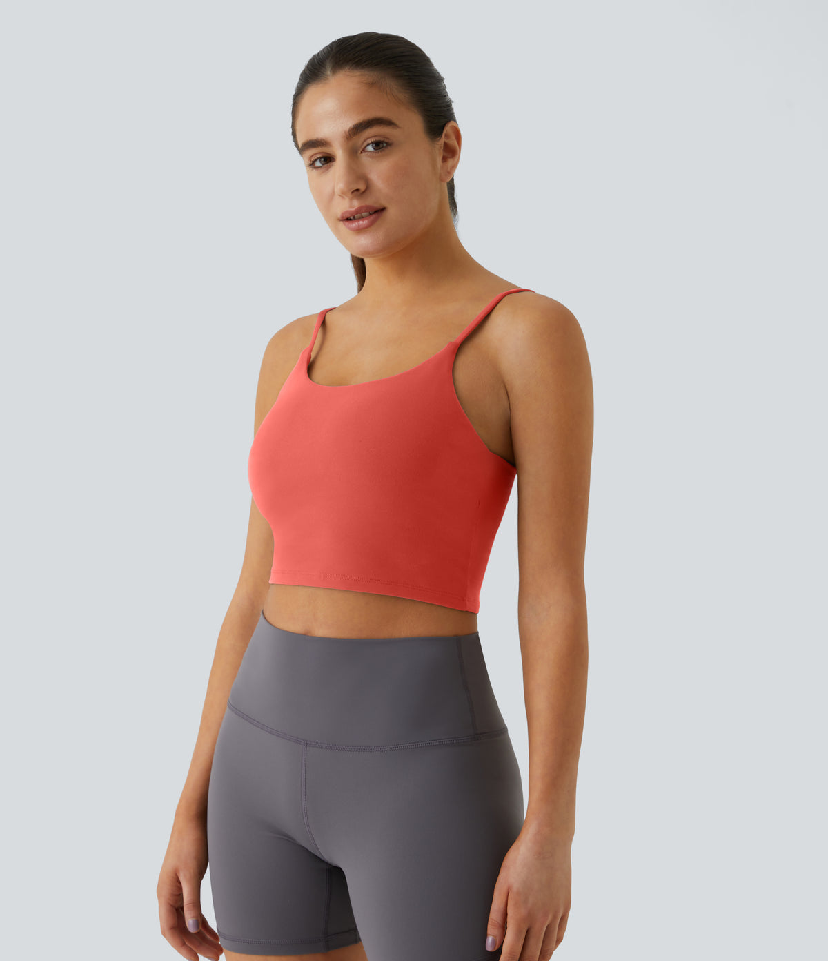 Luma Crop Top — Blue Spruce