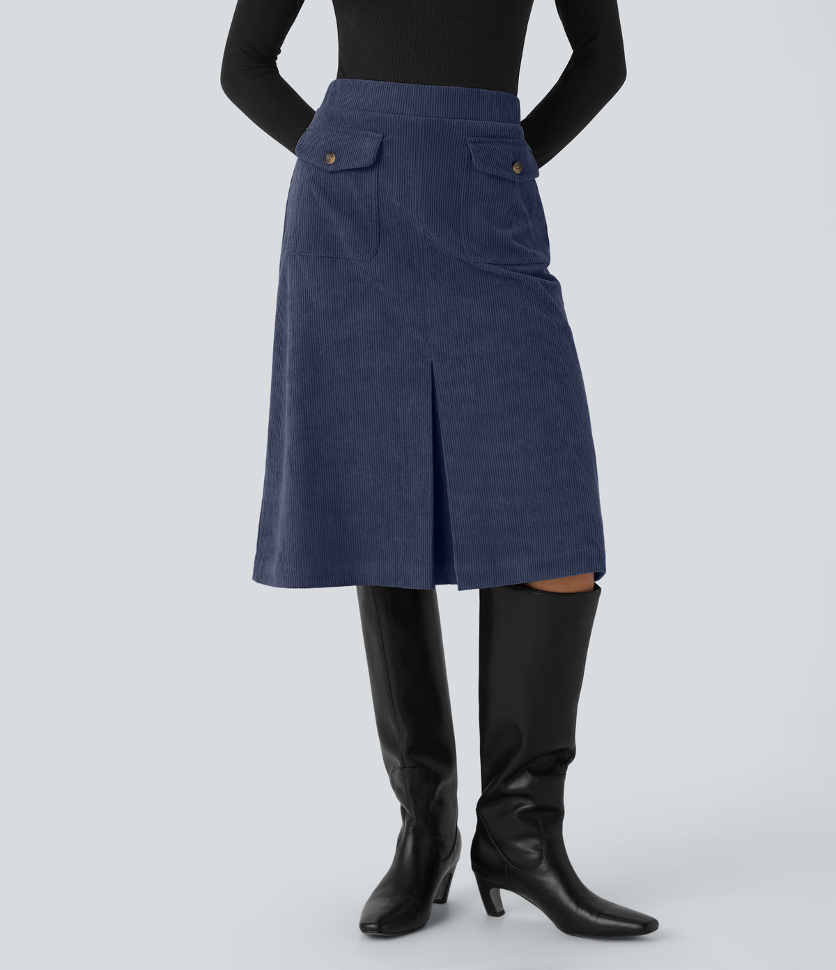 Jessamine Skirt — Foggy Blue