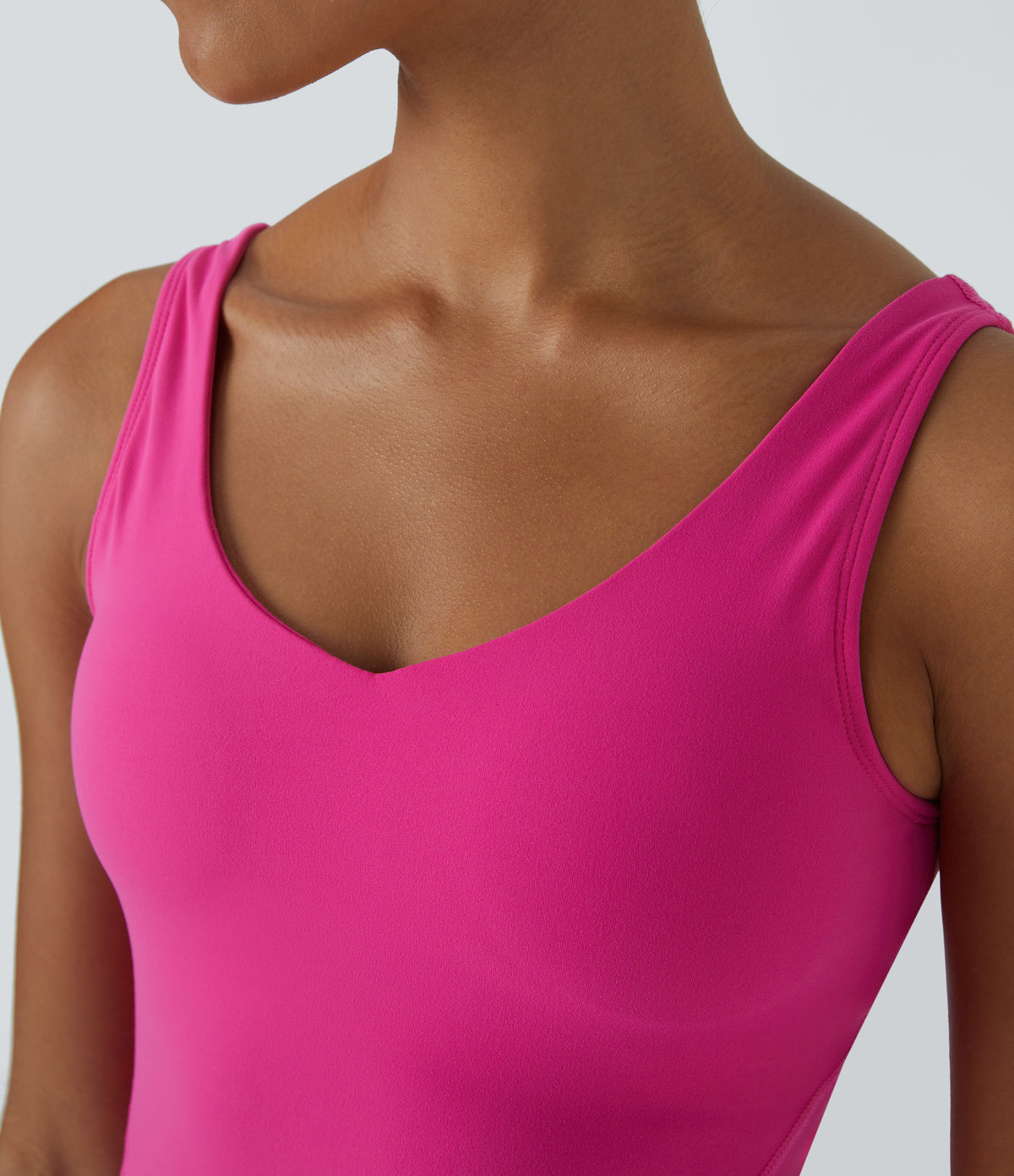 Daisy Tank — Warm Mid Blue