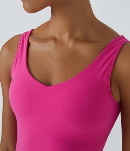 Daisy Tank — Warm Mid Blue