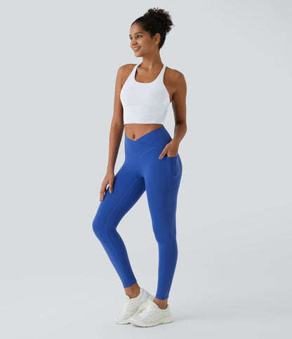 Petal Legging — Warm Mid Blue