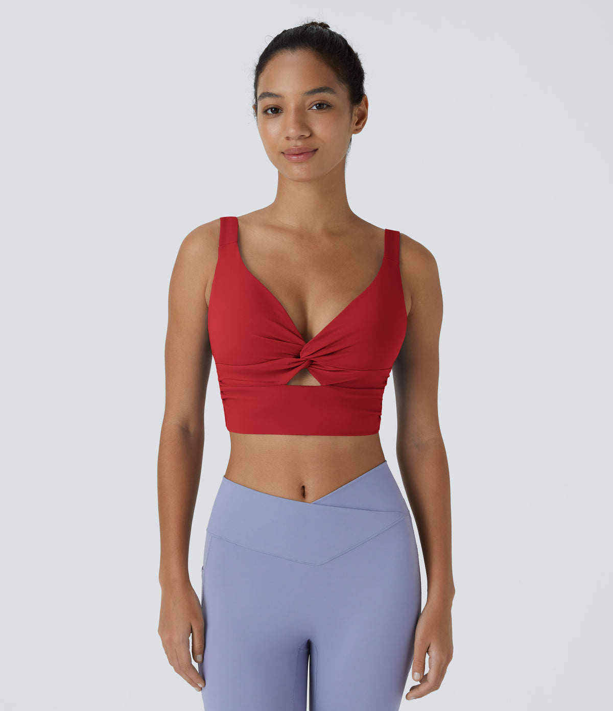 Fleur Sports Bra — Aster Blue