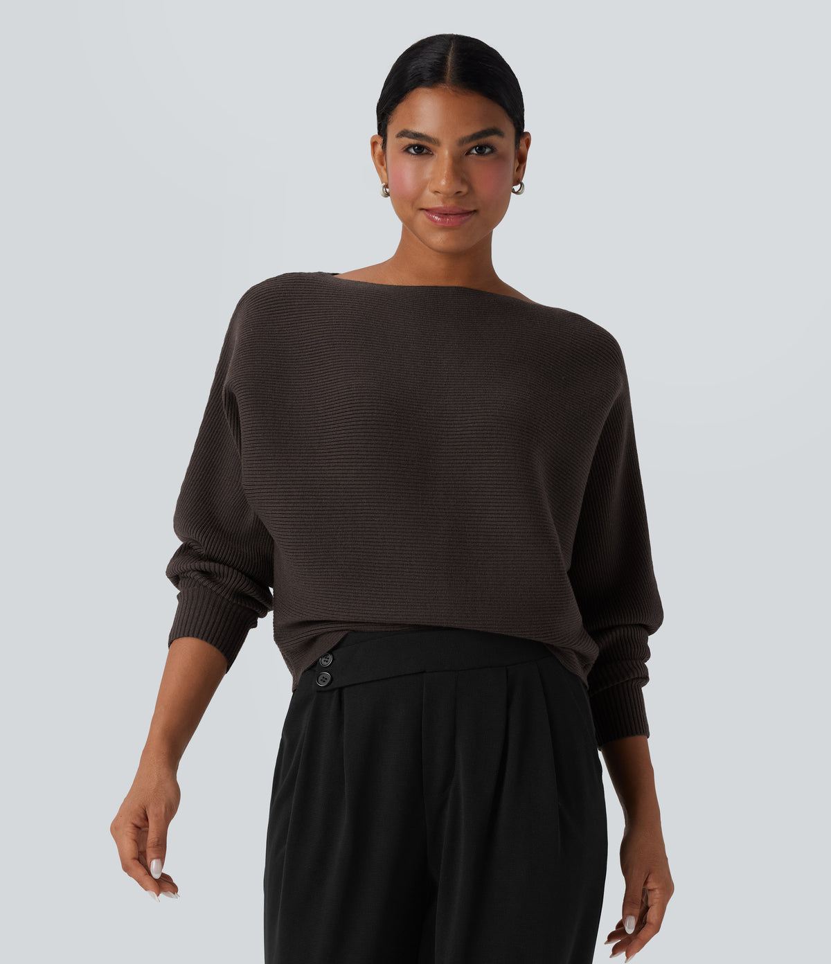 Brielle Sweater — Black Cherry