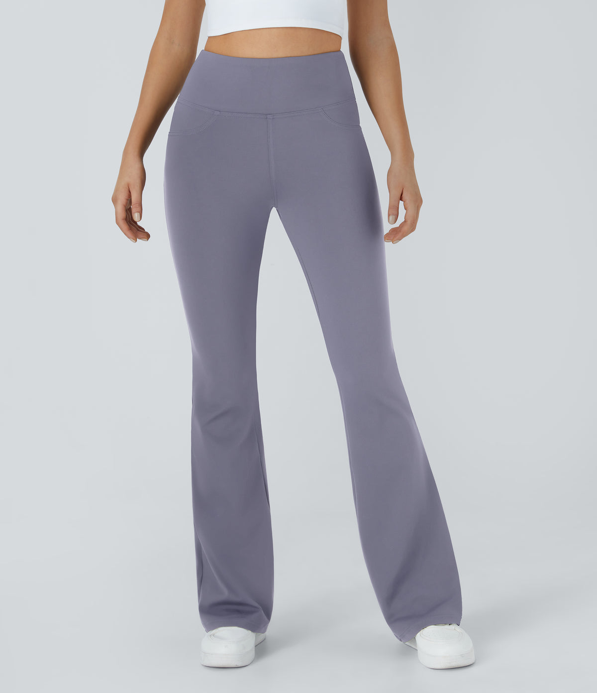 Willow Flare Legging — White