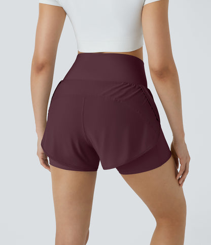 Poppy Short — Berry Red
