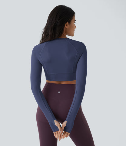 Sora Crop Top — Green Shade