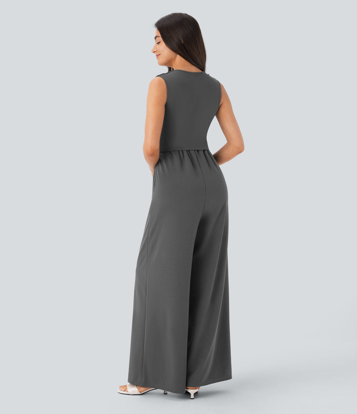 Celine Jumpsuit — Smoked Pearl
