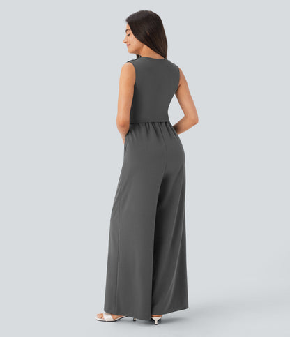 Celine Jumpsuit — Smoked Pearl