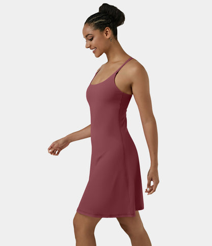 Aura Dress — Cordovan