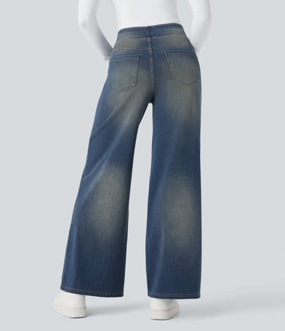Calista Jeans — Cement Blue Denim