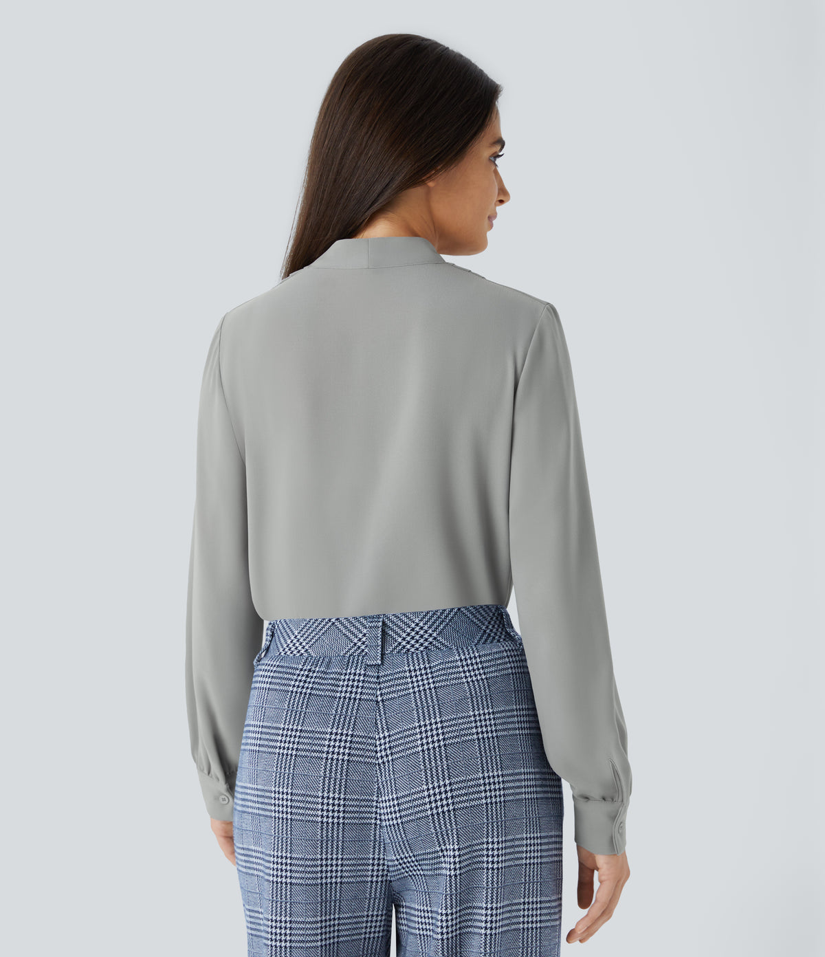 Verena Blouse — Mist Grey