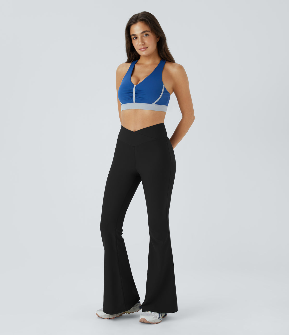 Fleur Flare Legging — Black