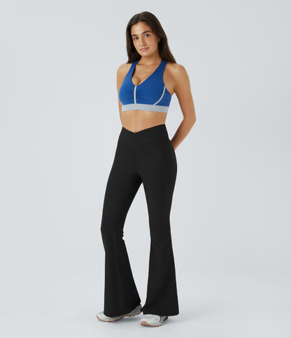 Fleur Flare Legging — Black