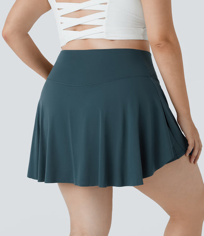 Clover Skirt — Ink Green