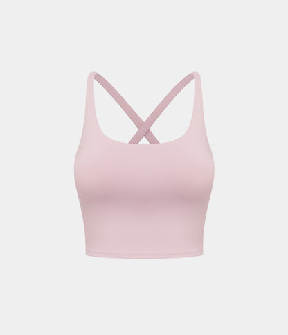 Noelle Tank — Lilac Pink