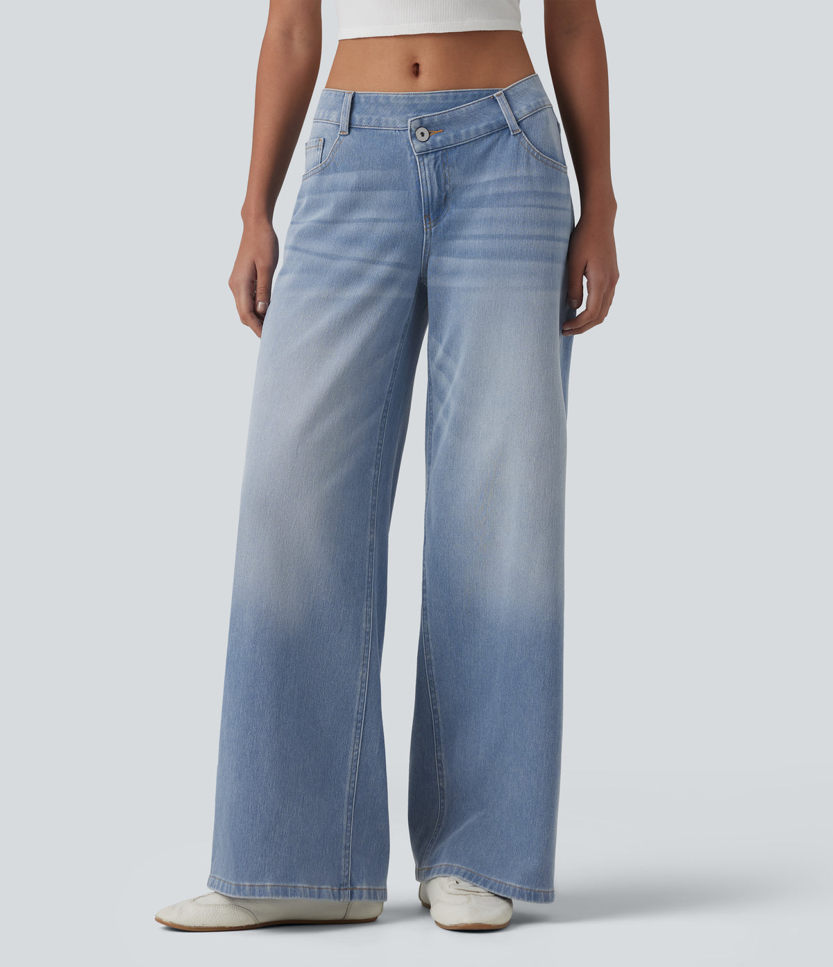 Avril Jeans — Light Blue – Glacier Light Blue