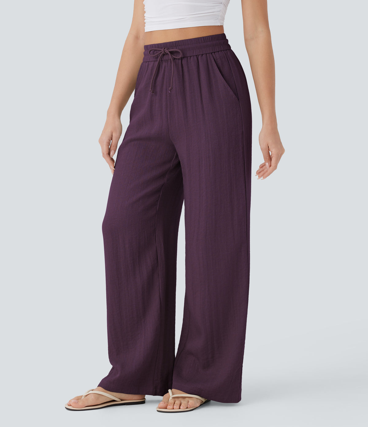 Lavinia Pants — Italian Plum