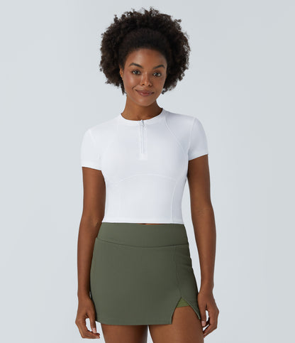 Romy Zip Top — White
