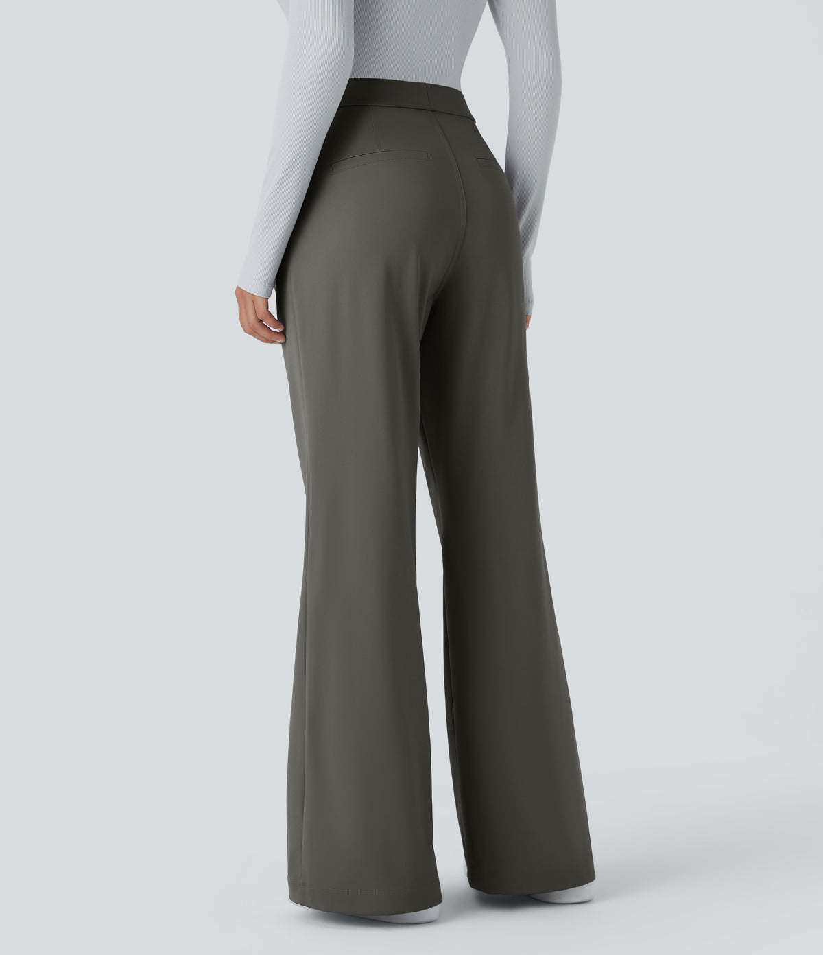 Evie Pants — Deep Red Grey
