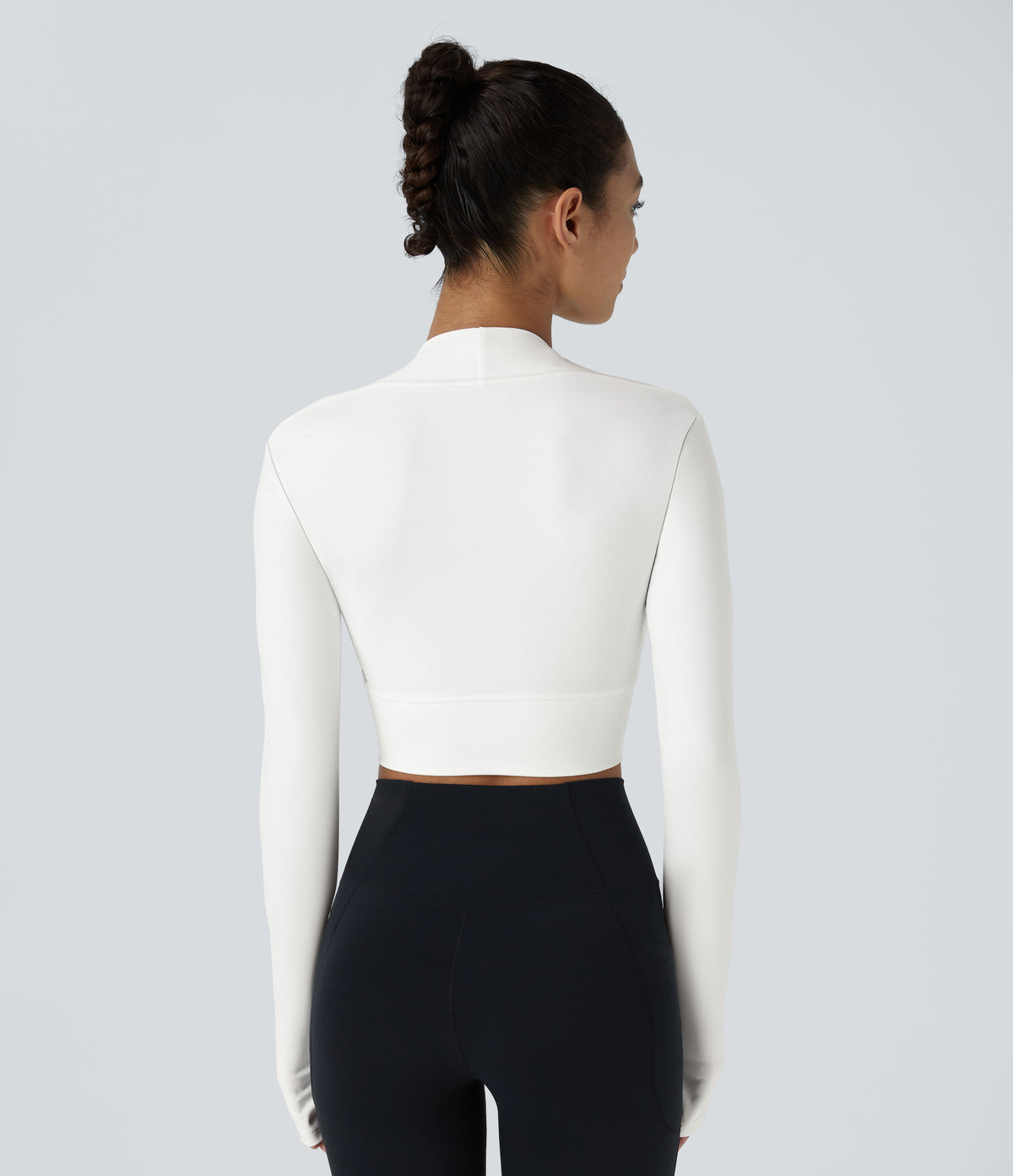 Esme Long-Sleeve Top — White