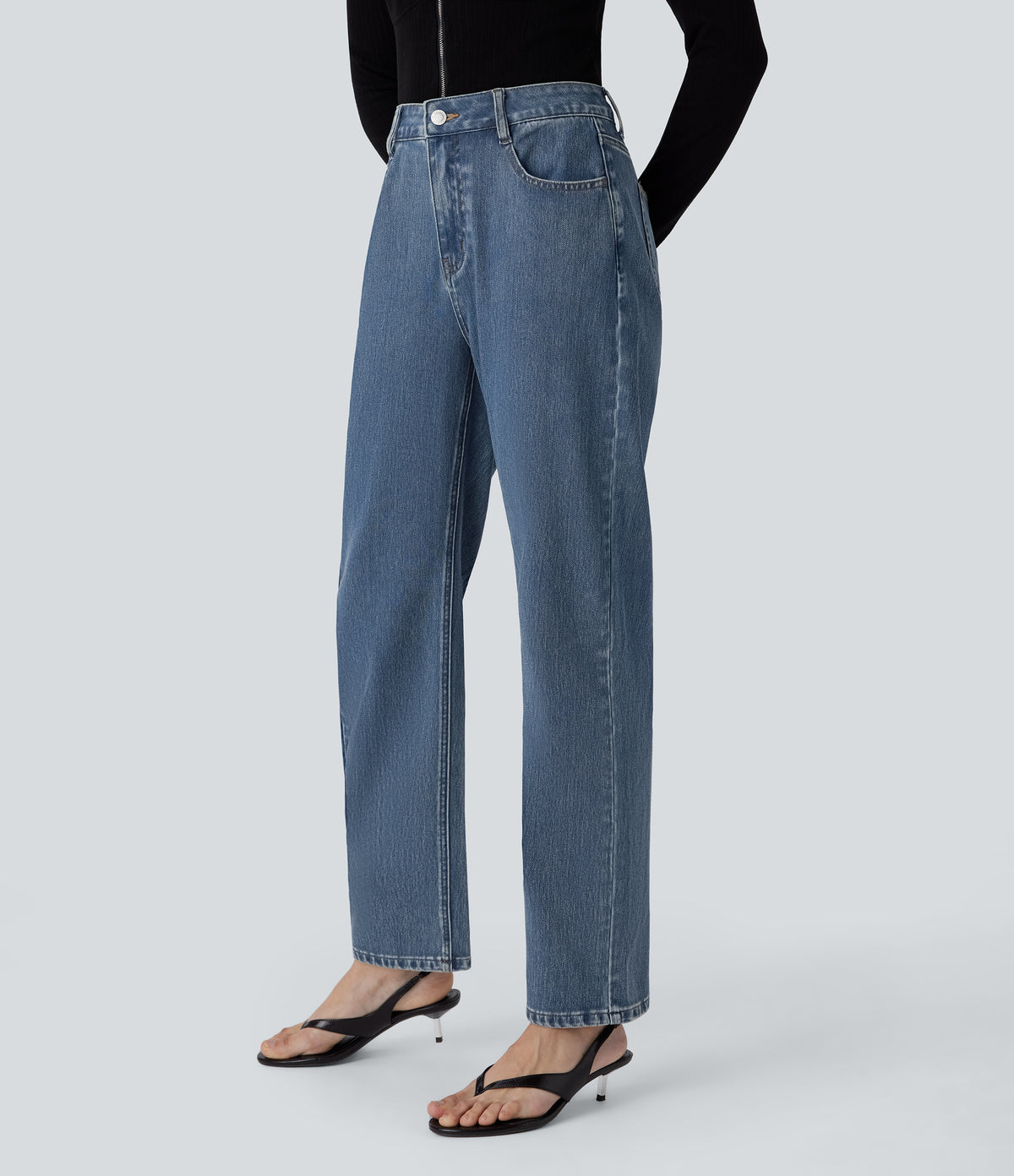 Saffron Jeans — Titanium Blue Denim