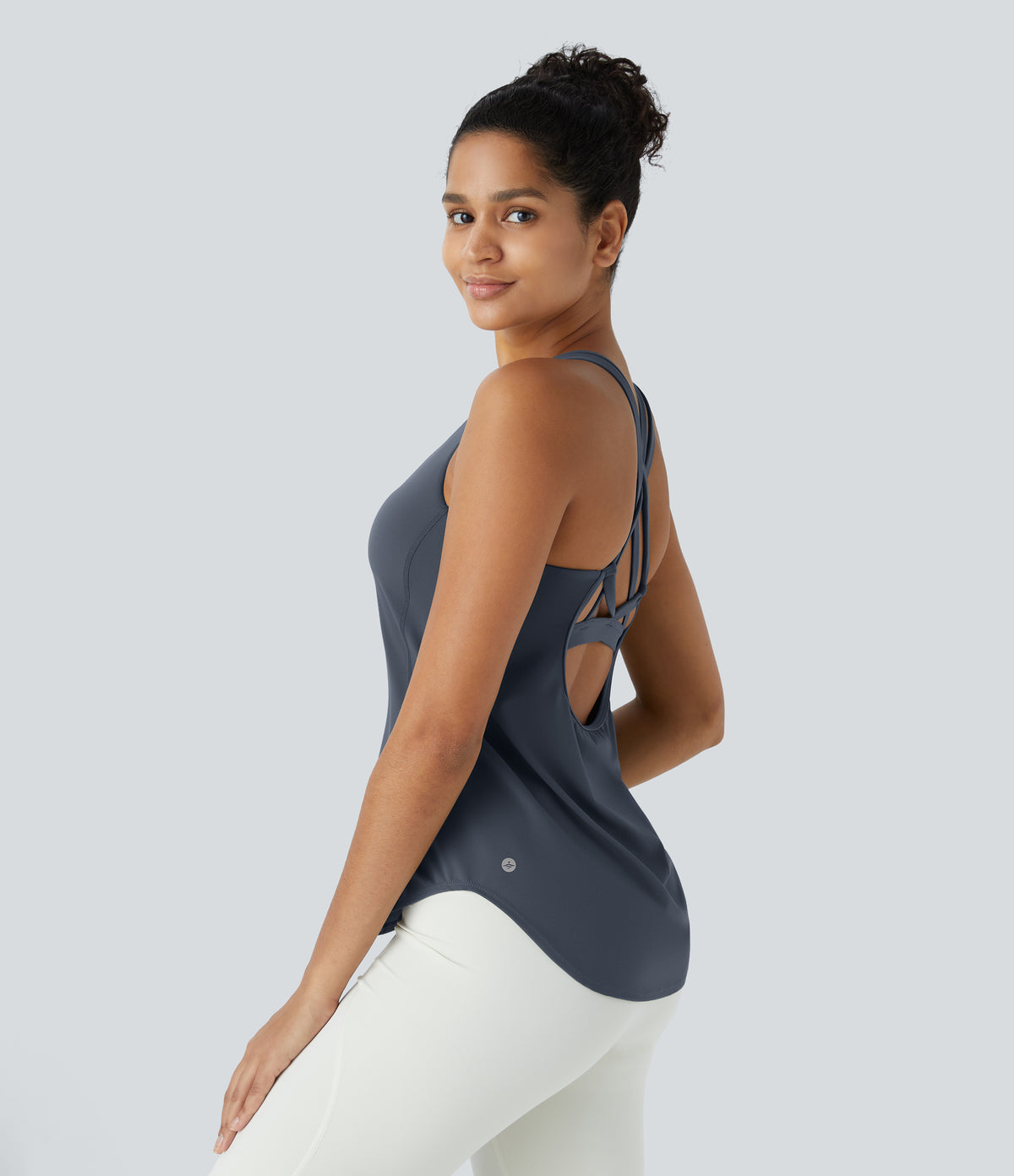 Maia Tank — Silent Blue