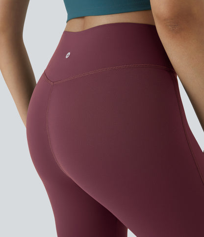 Petal Flare Legging — Midnight Blue
