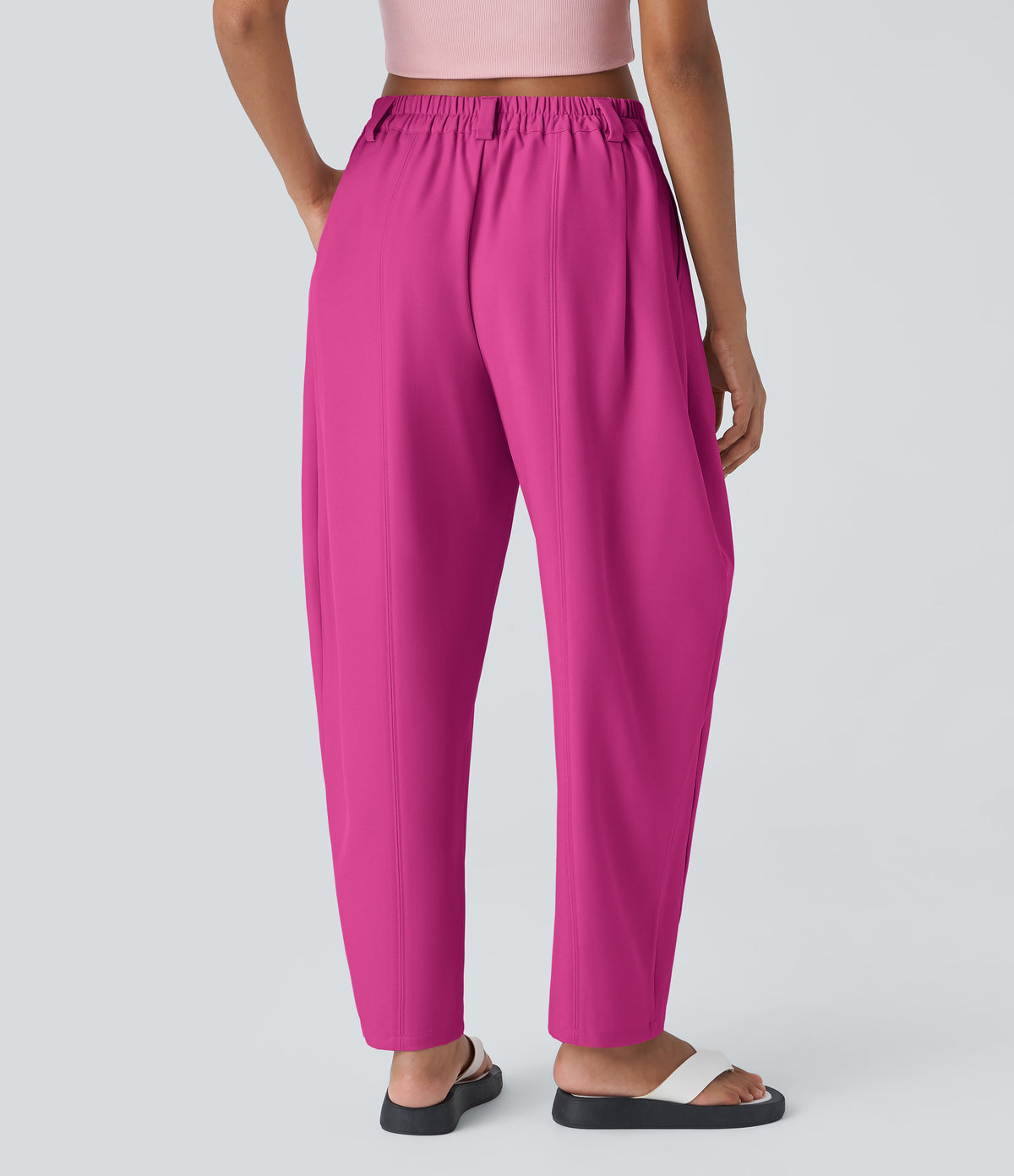 Marielle Pants — Fuchsia Fedora
