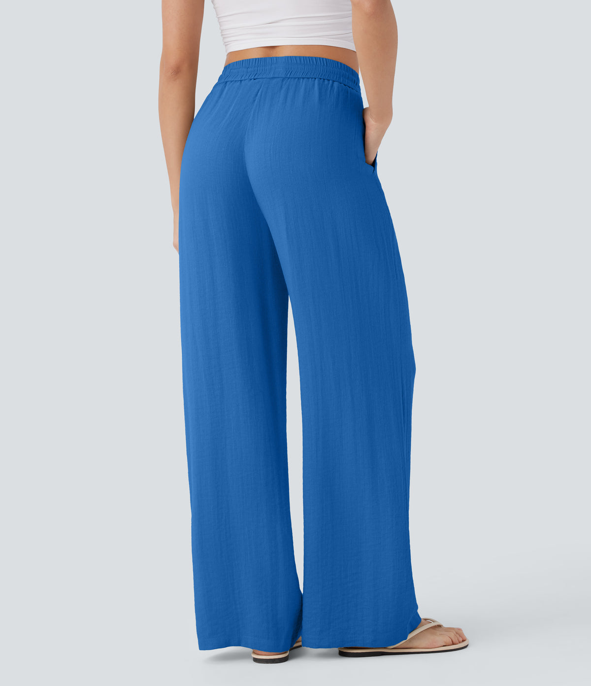 Lavinia Pants — Strong Blue