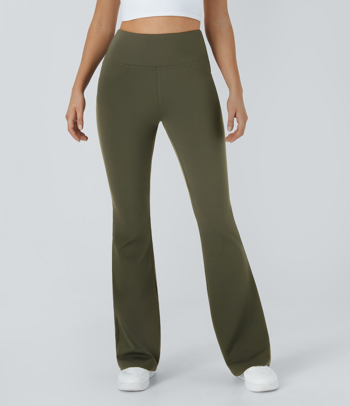 Willow Flare Legging — Red Mahogany