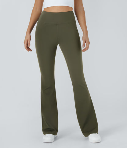 Willow Flare Legging — Red Mahogany