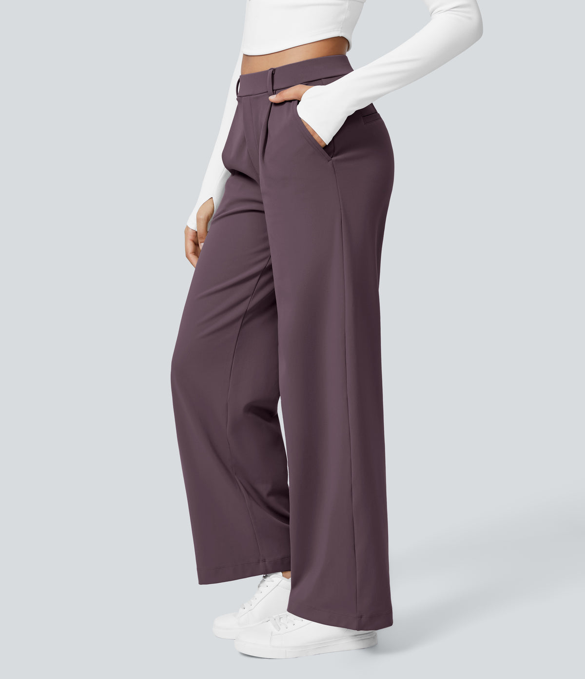 Acacia Pants — Dusky Evening purple