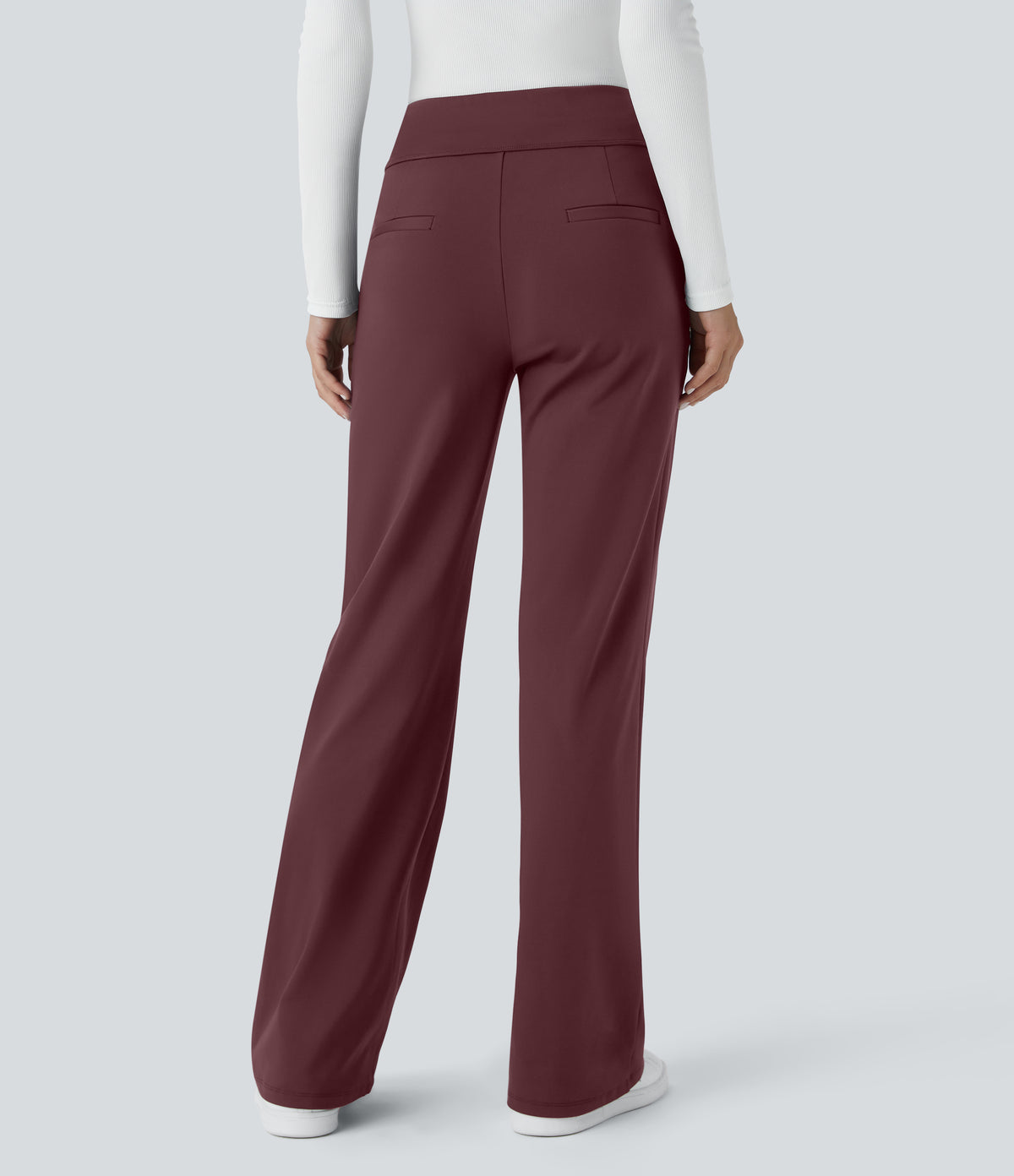 Aubrey Pants — Red Mahogany