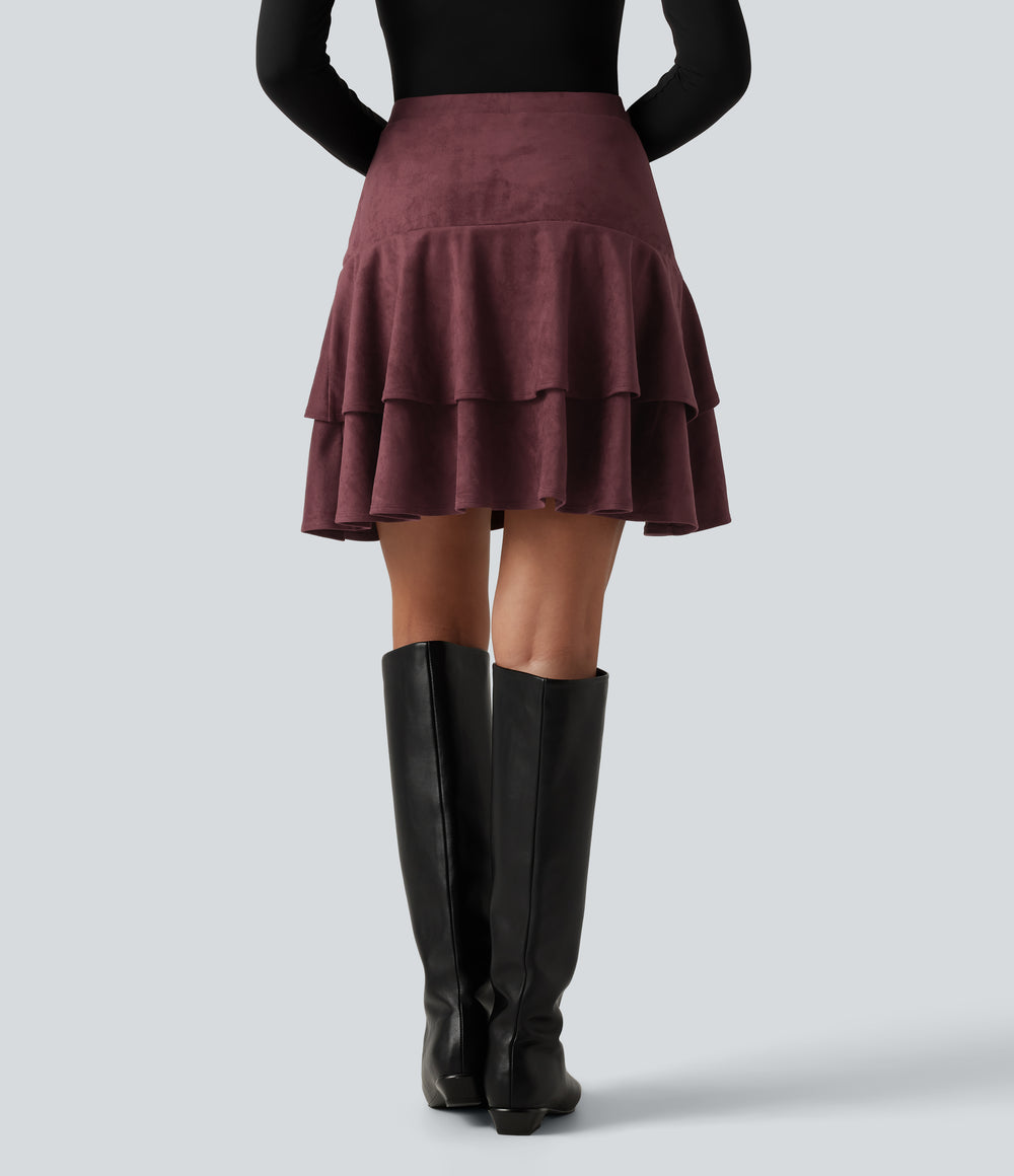 Ramona Skirt — Chocolate Truffle