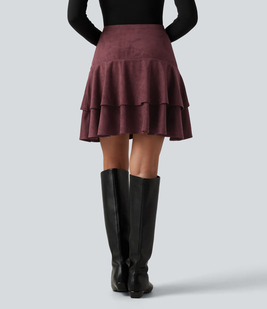 Ramona Skirt — Chocolate Truffle