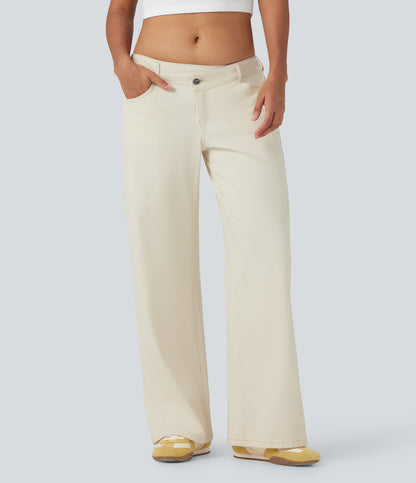 Avril Jeans — Light Khaki Denim