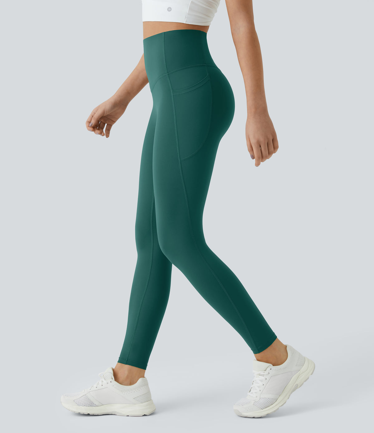 Bloom Legging — Deep Woodland Green