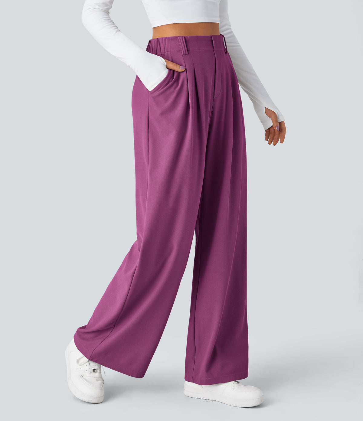 Aurora Pants — Meadow Mauve